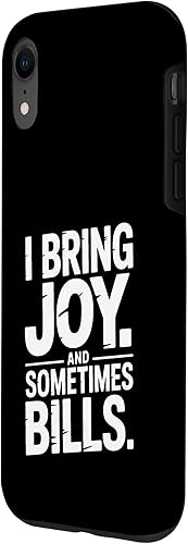 Miniatura 2 de I Bring Joy and Sometimes Bills Funny Adult Humor Case for iPhone XR