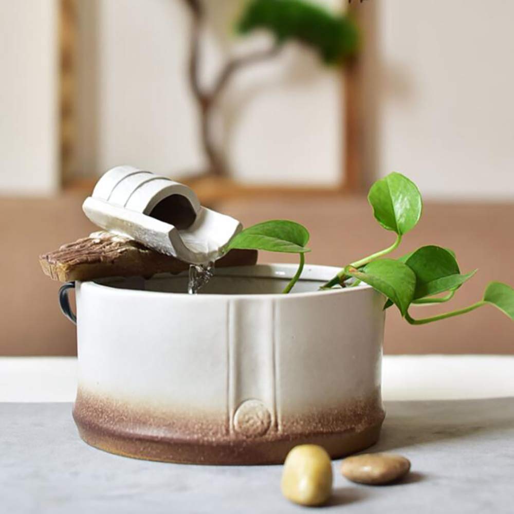Amazon.com: RALIRA Ceramic Mini Indoor Water Features Pump Home Garden  Decorations Waterfall,Black-16cm : Patio, Lawn u0026 Garden