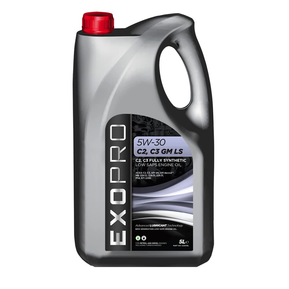 Fully Synthetic Low SAPS Engine Oil 5W-30 C2, C3 GM - 5 Litre