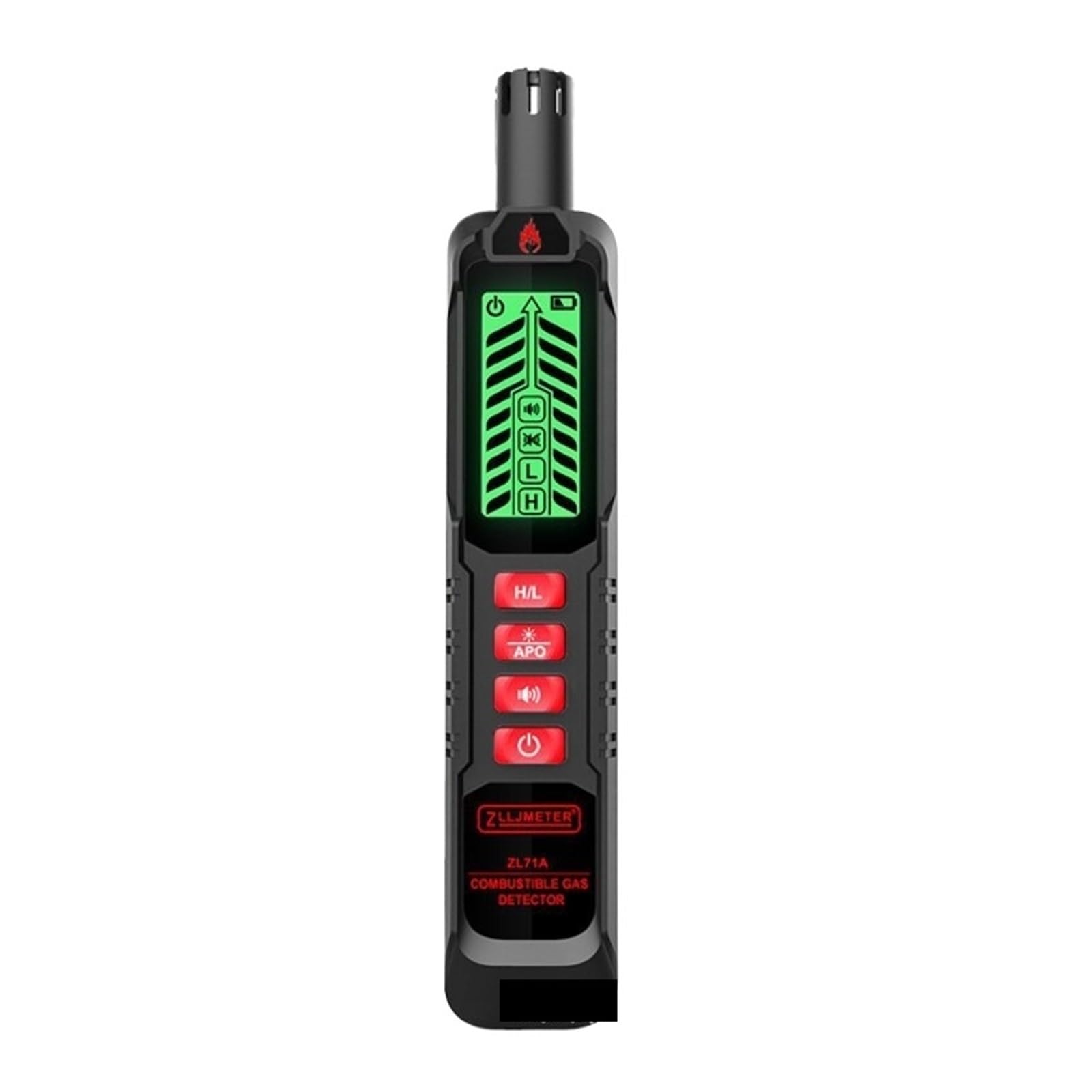 Monitor de Calidad del Aire, Detector de Fugas de Gas, Combustible Natural, CO2, inflamable, Alcohol, GLP, metano, analizador, Recargable, zumbador, comprobador de Alarma.,para casa, Oficina y Coche