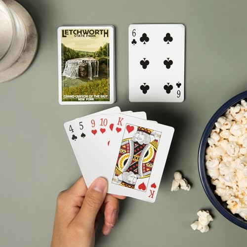 Baraja de poker Letchworth State Park, NY, 52 cartas miniatura 2