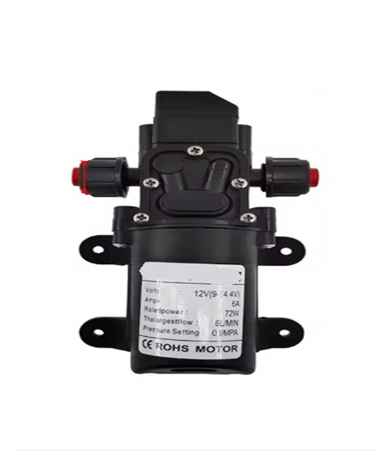 Genterun B Type Pressure 72W Pump 12Vdc Micro Electric Diaphragm Reflux Water Pumps Automatic Switch 6L/Min(B Type Pressure)