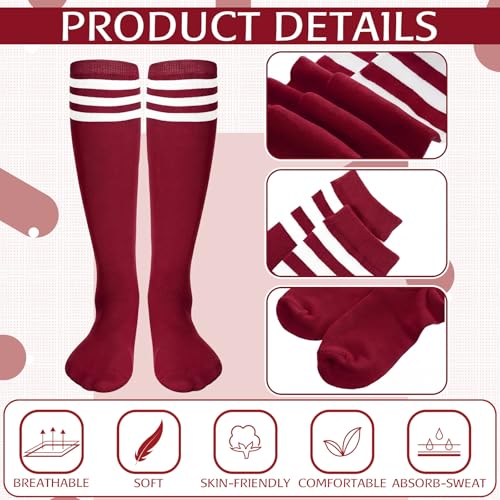 Image of Panitay 2 /12 /16 /24 Pairs Softball Soccer Socks Glitter Eye Black Stickers Team Spirit Accessories for Youth Women Sport Wear