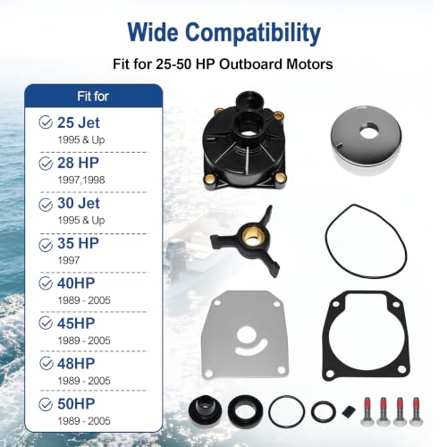 Image of MARKGOO Water Pump Repair Kit 438592 for Johnson Evinrude 25-50 HP Outboard