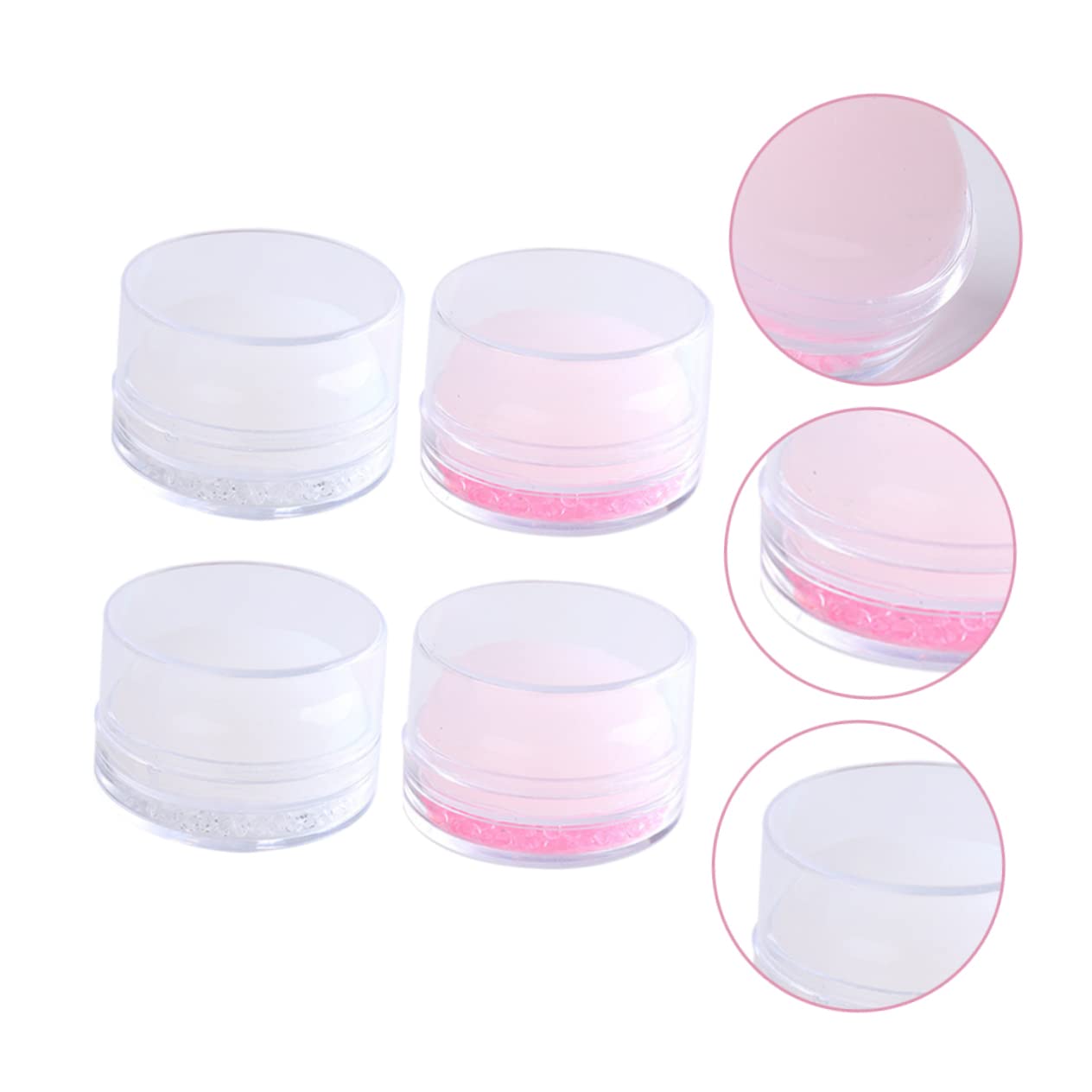 12 Pz Timbro Per Unghie Matrice Per Nail Art in Gelatina Kit Stampa Unghie Kit Di Ornamenti Stampini Per Unghie in Silicone Manicure Kit Per Unghie Gel Di Silice Ragazza Morire