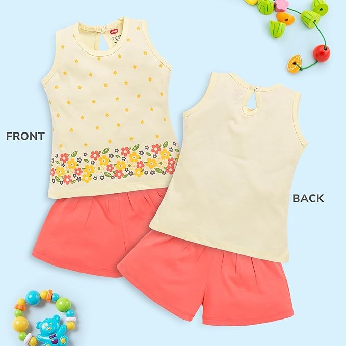 Image of LuvLap Baby Girls Sleeveless Top CoSet Girls