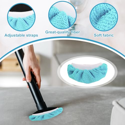 4pcs Steam Mop Pads for Handheld Steamer Cleaner, Microfiber Cloths Cover Replacement Accessories for Bissell Pur Steam Shot Dupray PurSteam Comforday Attachments