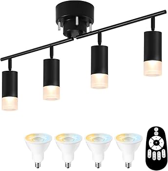 Amazon.co.jp : ANWIO シーリングライト 4灯 スポットライト 450LM