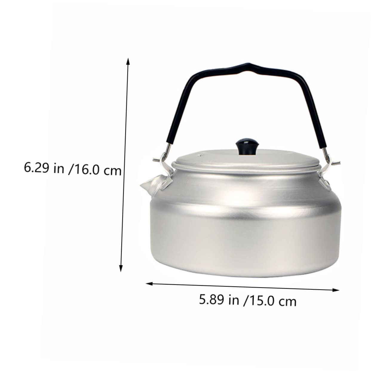 Ciieeo Outdoor Camping Teapot Lightweight Kettle for Induction Electric Gas Stoves Convenient Boiling Teapot for Tea Stylish Design Efficient Heat Conduction