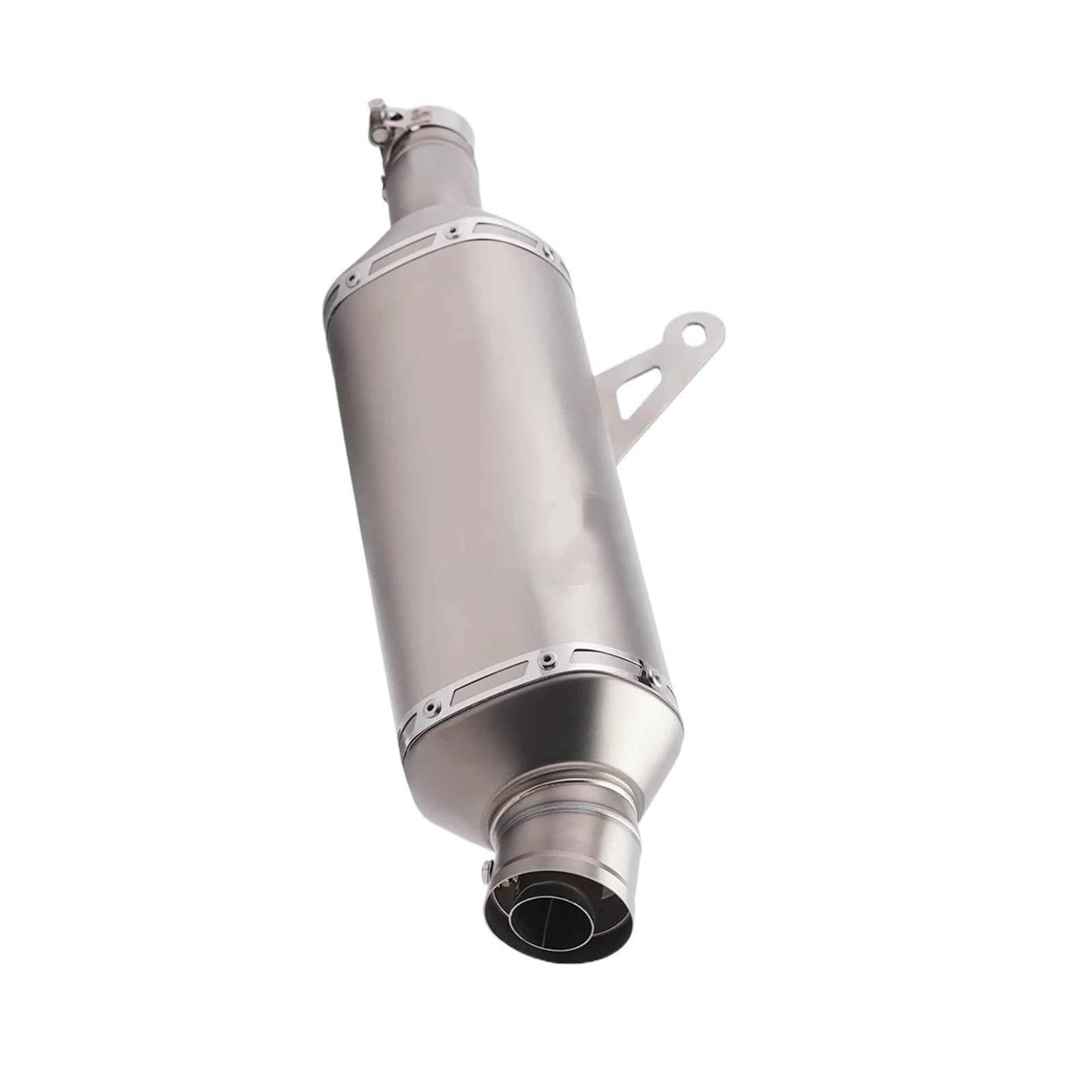 Pasuje Do Cfmoto 450MT IBEX450 2026 Układ Wydechowy Motocykla Tłumik Rury Środkowej Ze Zdejmowanym motocyklowy tłumik wychowej wydech(C Stainless steel)
