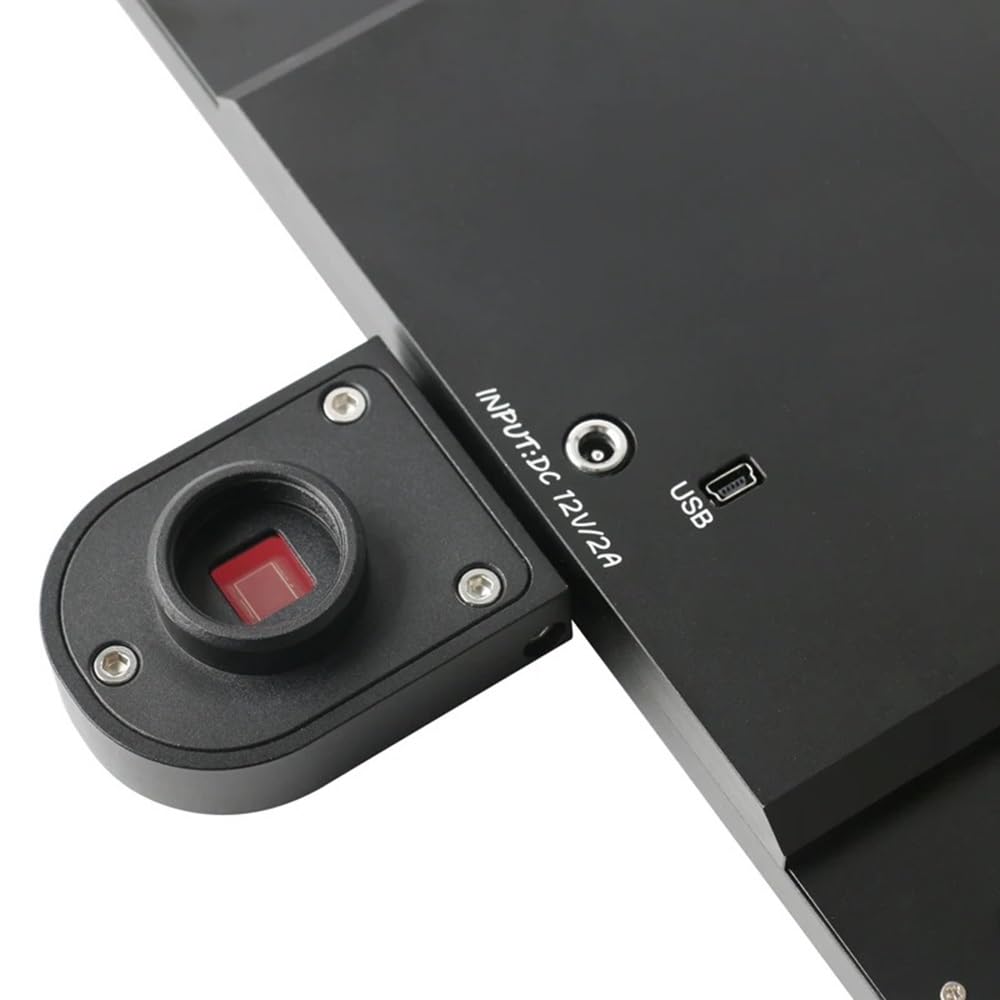 Accesorios para Microscopio: Cámara De Vídeo Industrial para Microscopio De 30 MP Y 1080P con Hdmi Y Monitor LCD Integrado De 11,6" para Microscopio Biológico Estereoscópico.