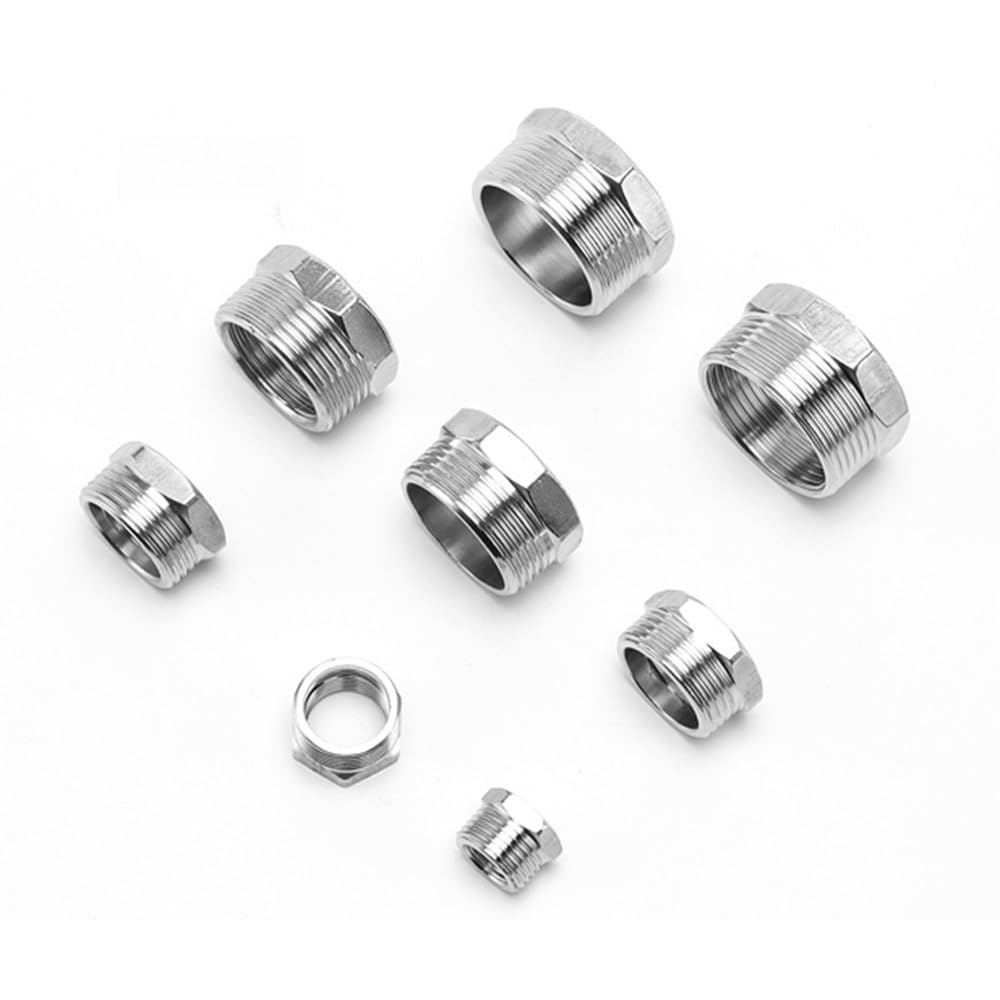 Tubos de acero inoxidable macho x hembra BSP 1/4" 3/8" 1/2" 3/4" 1" 1 1/4" 1 1/2" 2"