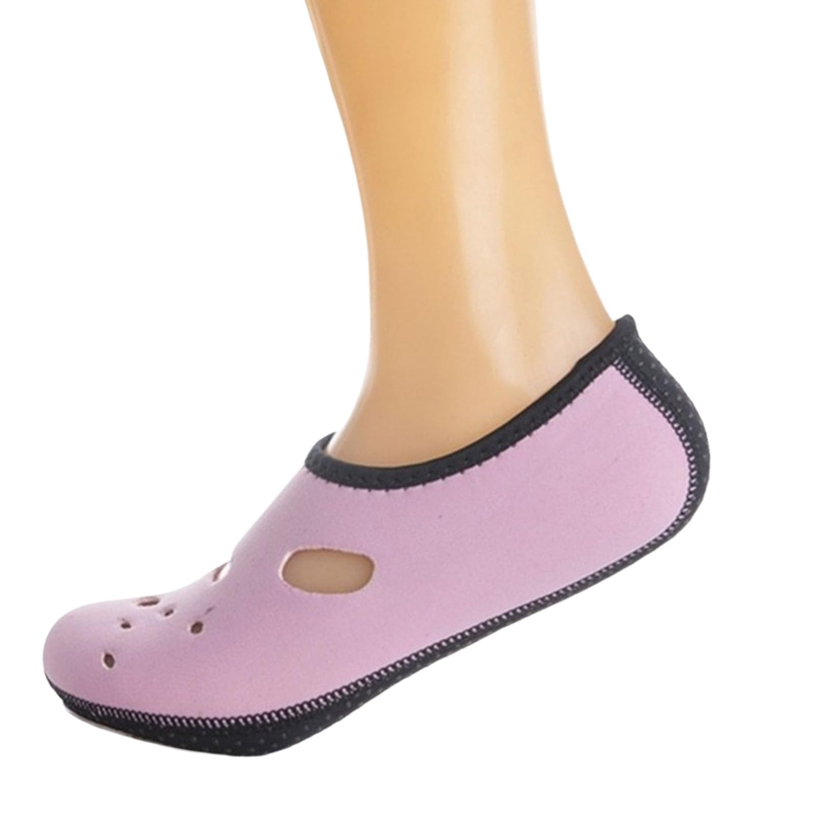 1. Calcetines de natación de secado rápido para hombres y mujeres, suela reforzada antideslizante, esnórquel, playa, surf, actividades acuáticas, calzado de natación antideslizante, calzado de playa