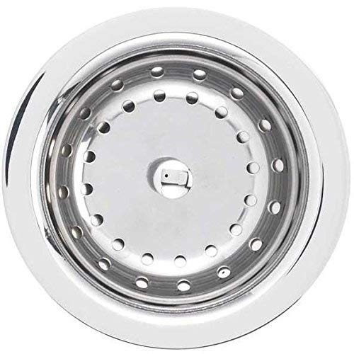 Colador tipo cesta de acero inoxidable cromado 3.5" miniatura 3
