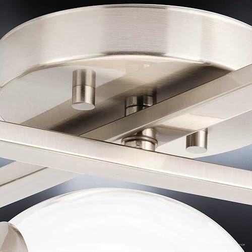 Miniatura 6 de Urban Ambiance Lámpara de techo minimalista de lujo, tamaño mediano: 9.75 pulgadas de alto x 12 pulgadas de ancho, con elementos modernos de estilo