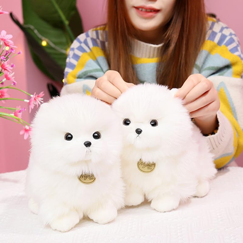Amazon.co.jp: ぬいぐるみ 犬 マルチーズ いぬ 犬 リアル 23cm 抱き枕