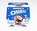 OREO Chocolate Candy Holiday Snowballs, Creme Filled Candy with Cookie Pieces, 4 Pack