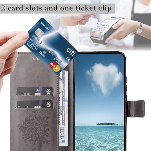 Étui Apple iPhone 16 Plus抗震防摔 coque portefeuille grise contre les rayures - 4