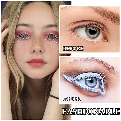 White Mascara Colored Mascara Waterproof Long Lasting Volumizing Thick Lengthening Curling Defining Charming Thrive Mascara Makeup Gift For Women Girls #TOP2