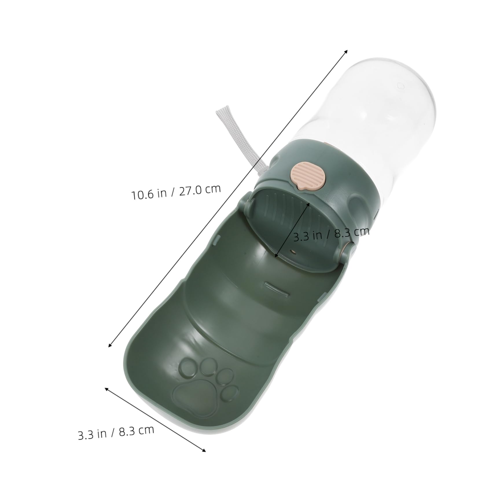 SUPVOX Portable Pet Water Cup Dog Water Bottle Dispenser Travel Dog Water Dispenser Outdoor Pet Water Bottle