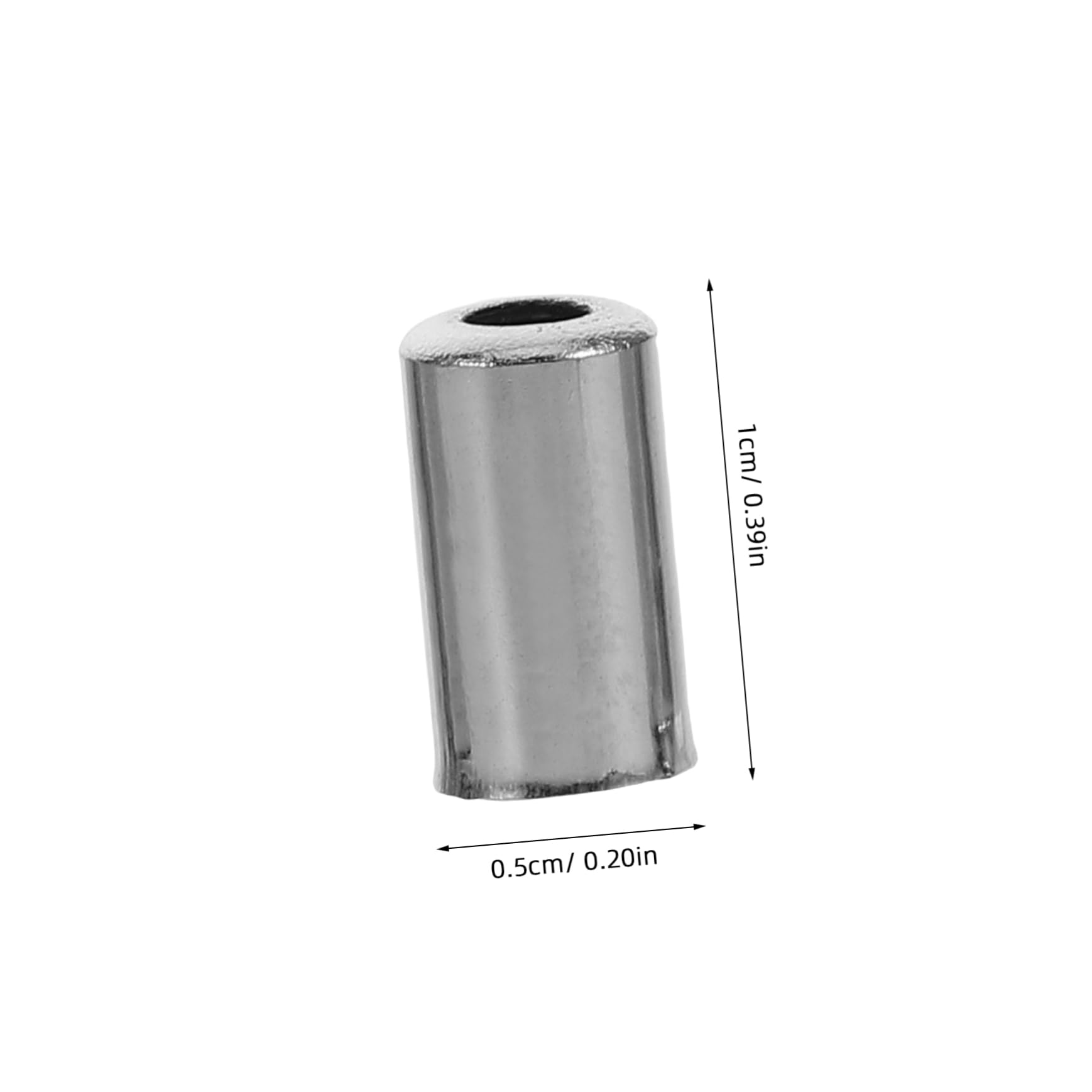 SUPVOX 200pcs Aluminum Alloy Bike Brake Cable End Caps Durable Ferrules for Mountain Road Bikes Enhance Performance Reliability