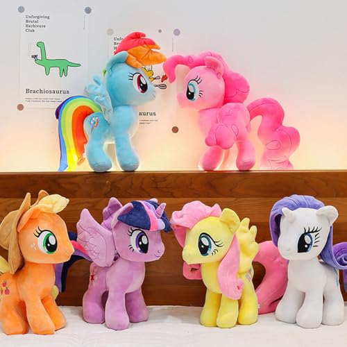 MAKO　Rarity、レインボーダッシュ、トワイライトスパークル Amazon.co.jp: 対応マイリトルポニー ぬいぐるみ 人形 トワイライト