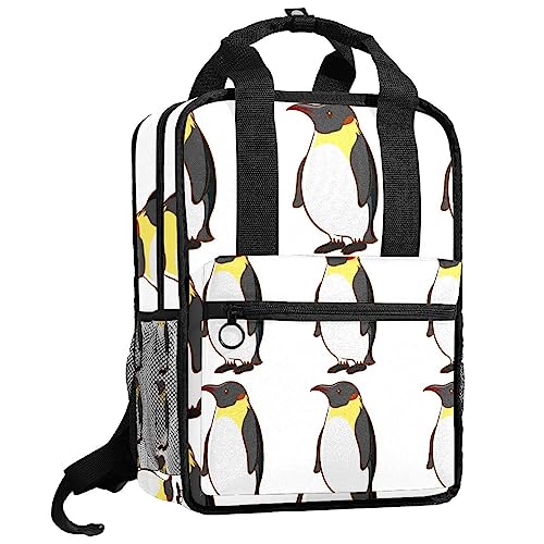 Sac à dos pingouin multicolore enfant avec sangles ajustables confortable