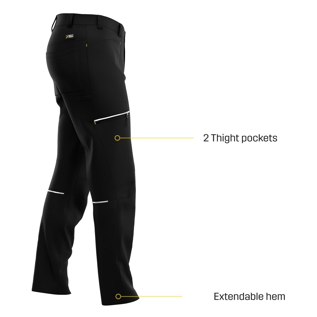 SAFETY JOGGER Arbeitshose mit AC/DC Logo Herren und Damen - Pants - Berufshose