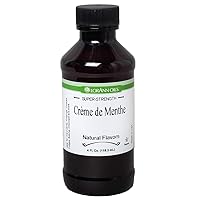 Vista 1 de LorAnn Crème de Menthe SS, sabor natural, botella de 4 onzas