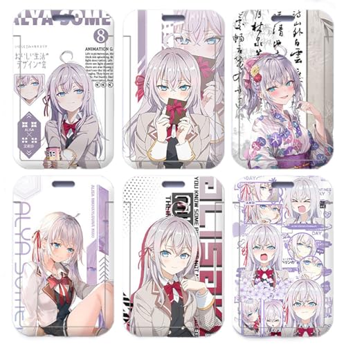 [T-VAILIO] ろしでれ アリサ カードケース 時々ボソッとロシア語でデレる隣のアーリャさん グッズ パスケース ICカードケース 学生証 名札ケース 定期入れ 干渉防止 飾り 誕生日 携帯便利 通勤 通学 雑貨 萌えグッズ プレゼント ギフト (6)のサムネイル