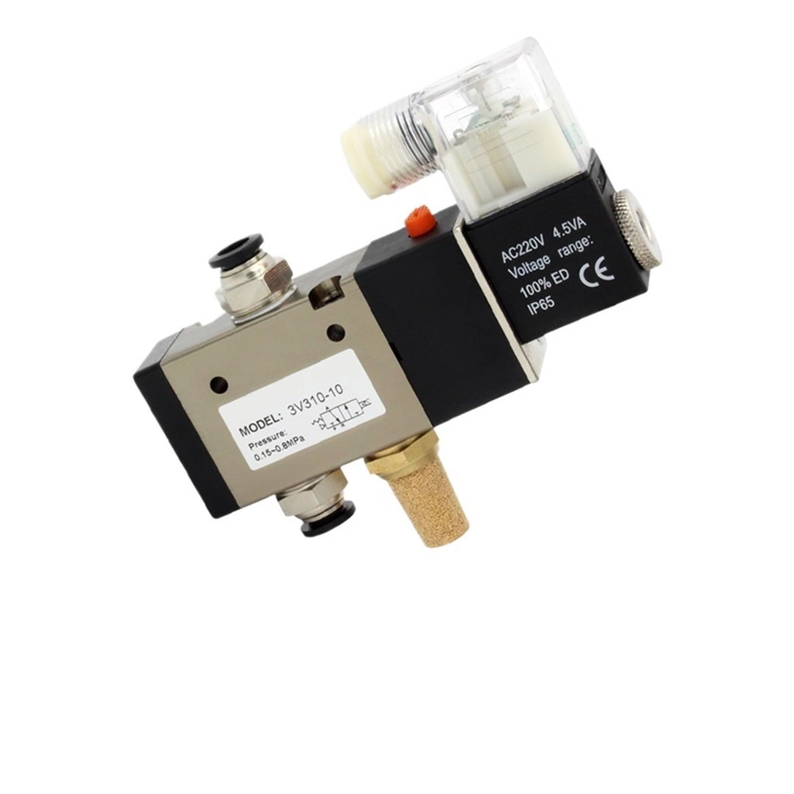 Électrovanne 3V310-10 pour réparer un circuit d'air comprimé DC12V défaillant