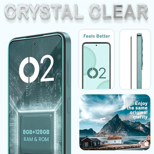 Image of ArmourPro Military Grade Gorilla Tempered Glass Screen Protector Compatible For Lava O2 (6.5 Inch) With Easy Installation Kit| Edge To Edge Coverage |Black
