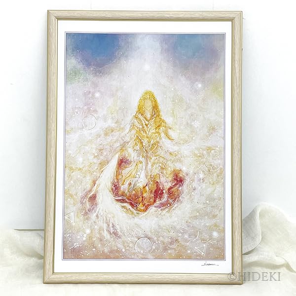 Amazon.co.jp: 市杵島姫尊 ヒーリングアート 癒しの絵 絵画 絵