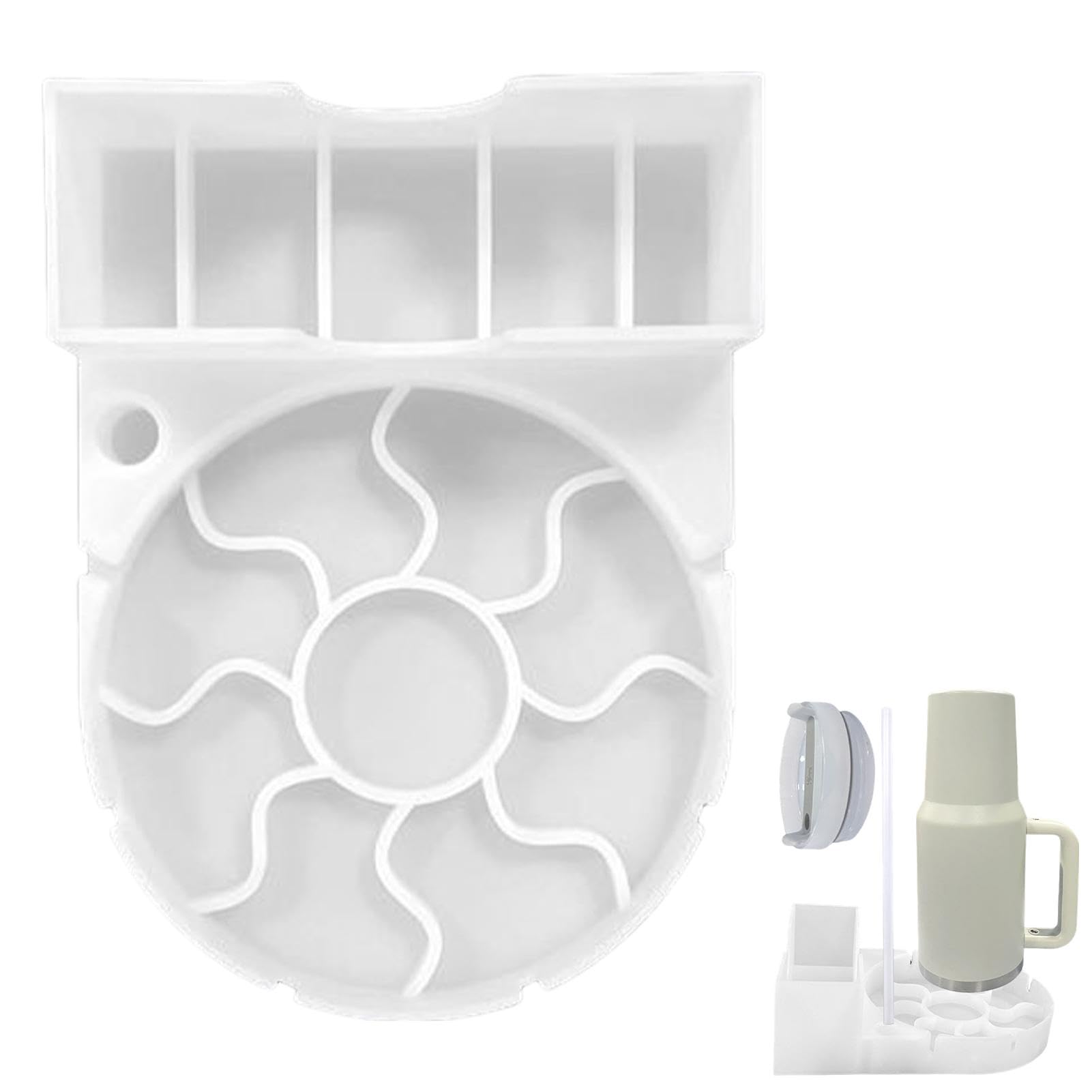 Silicone Dish Drainer Holder, Cup Dryer Holder, Silicone Drain Pad for Tumbler | Quick-Drying Non Slip Silicone Bottle Dryer - Dish Drainer for Use