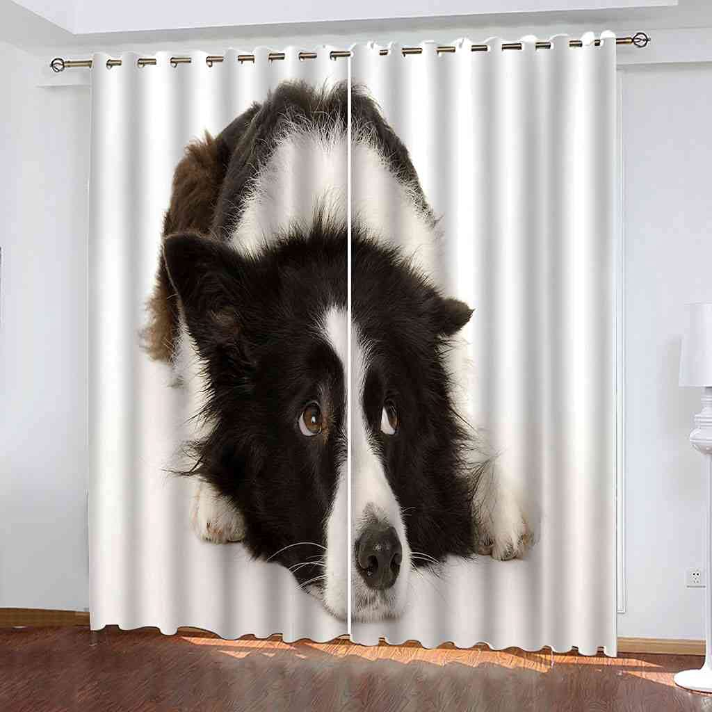 Rideaux occultants chiot pour chambre d'enfant : un sommeil paisible
