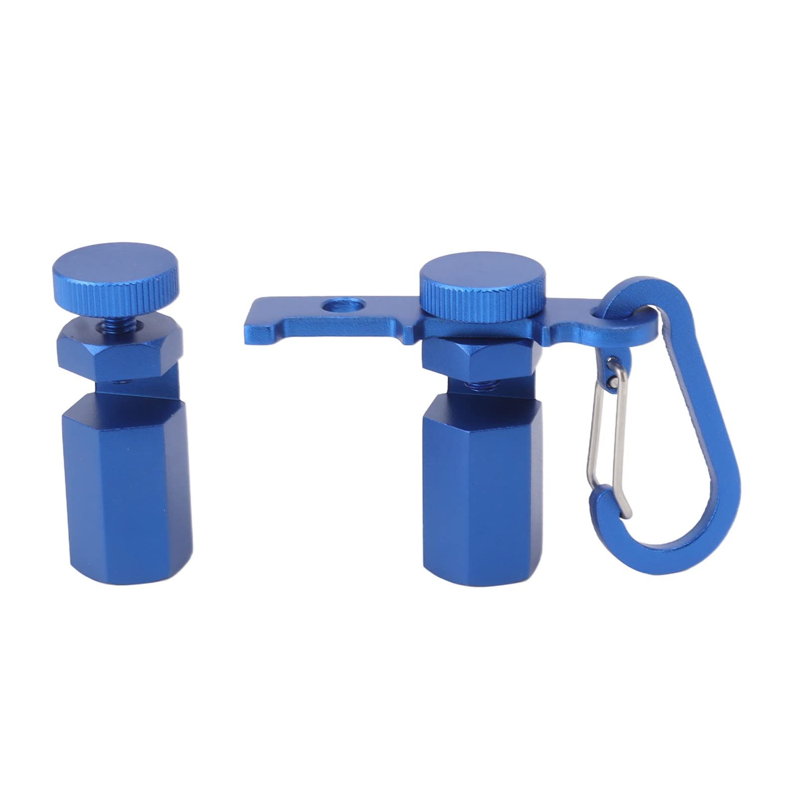 Gavigain Stair Stringer Layout Tool, High Strength Aluminum, Slip Resistant Clamp, Adjustable Framing Jig for Contractors and DIY Enthusiasts (Blue)