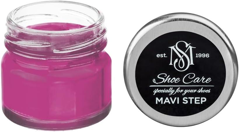 Nutritive Leather Spray - NCS S 2060-R30B Deep Magenta Rose - Deep Conditioning & Shoe Color Restoration for Smooth Leather by MAVI STEP - 1.70 fl oz / 50 ml