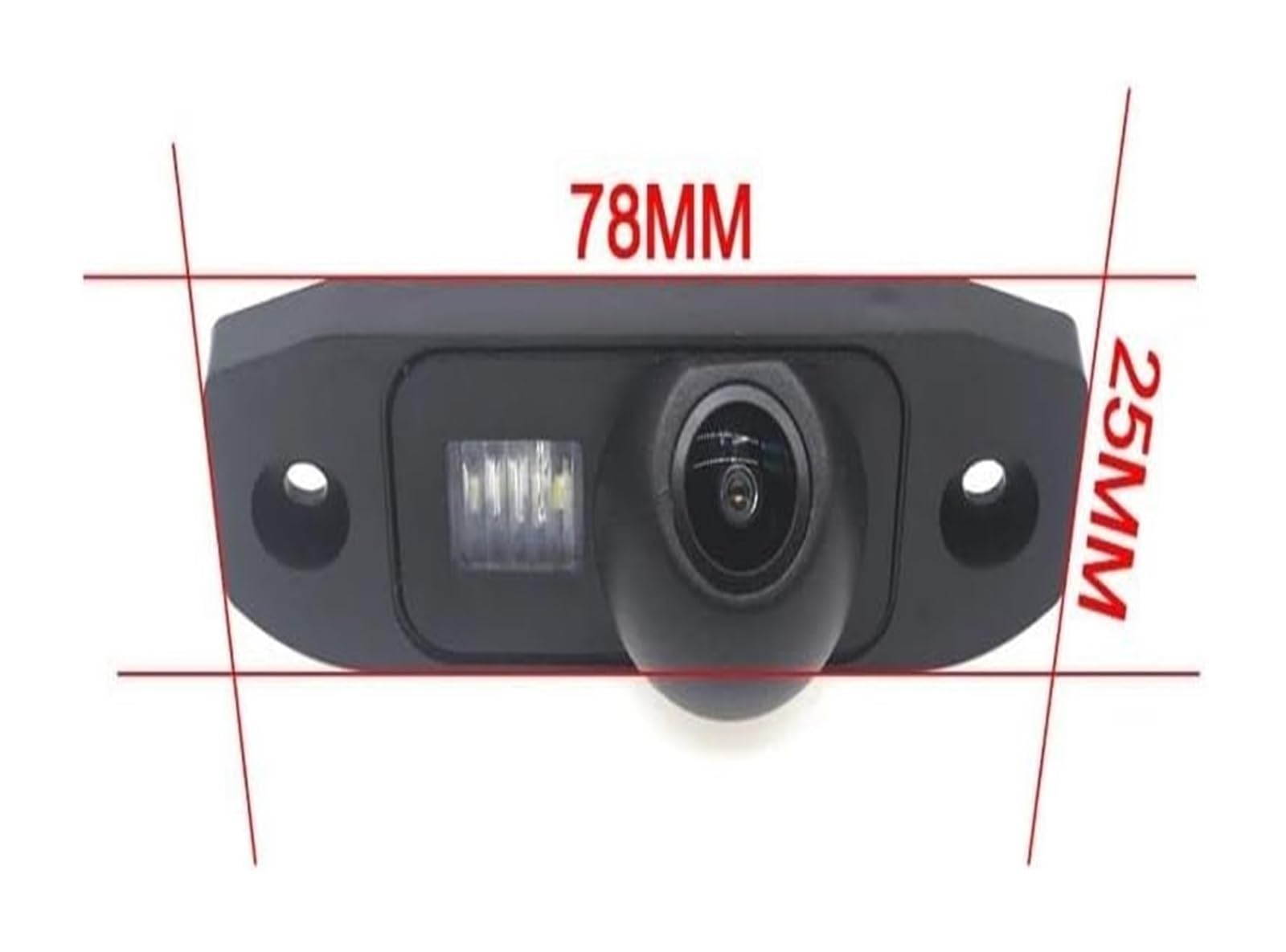 Telecamere Visione Posteriore per Volvo S40 II V50 S60 S60L XC60 C70 V70 XC70 III S80 XC90 Telecamera per Retromarcia per Auto HD di Parcheggio(Camera with Filters)