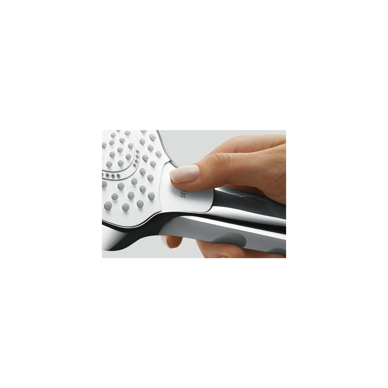 hansgrohe Croma Select S Główka prysznicowa Vario EcoSmart 9 l/min, Biały/Chrom, 26803400