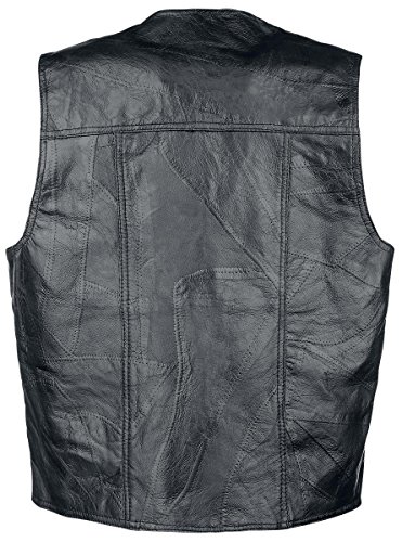 Men's Buffalo Leather Motorcycle Casual Vest2