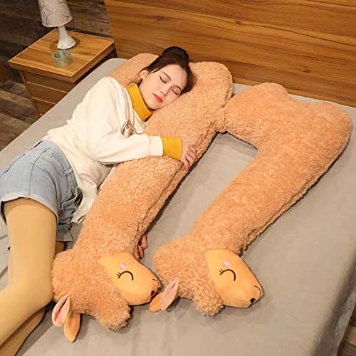 Ryttir 29.5 Inch 15% Chubbier Large Llama Stuffed Animal,Soft Weighted Alpaca Plush Stuffed Llamas Body Pillow for Kids and Adults - Perfect Christmas Llama Gifts for Cuddling and Room Decoration