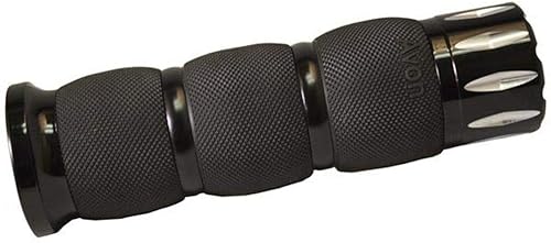 Avon Grips Metric Cruiser con empuñaduras para motocicleta Avon Boss Street - Anodizado negro  talla única