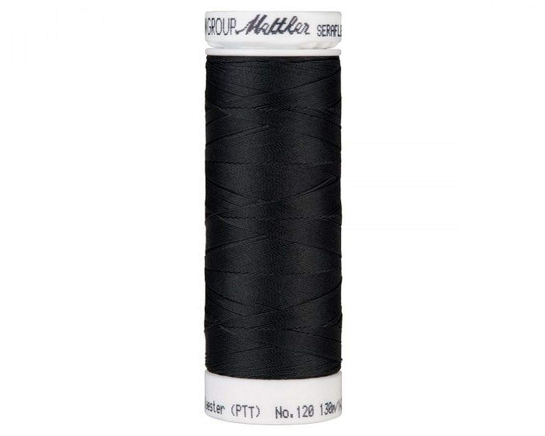 MettlerSeraflex Elastic Sewing Thread 130 m Anthracite Colour 1283