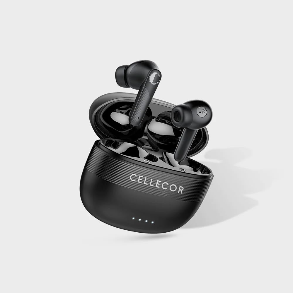 Bro Pods CB03 TWS Waterproof Earbuds with 30 Hours Playtime, Automatic Pairing, HD Sound, Finger Touch and 5V Bluetooth AIRPOD| BLACK