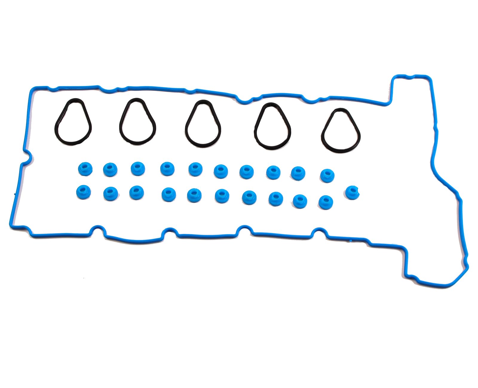 AUCERAMIC Valve Cover Gasket Fit for 2007-2010 Hummer H3 2007-2012 Chevy Colorado Gmc Canyon 3.7L L5 DOHC VS50739R