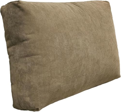 Cabecero suave Cush 80 x 50 x 18 cm, almohada de lectura, soporte de espalda, 70 x 50 x 18 cm, funda extraíble para cama o sofá (A5 80 x 50 x 10 cm)