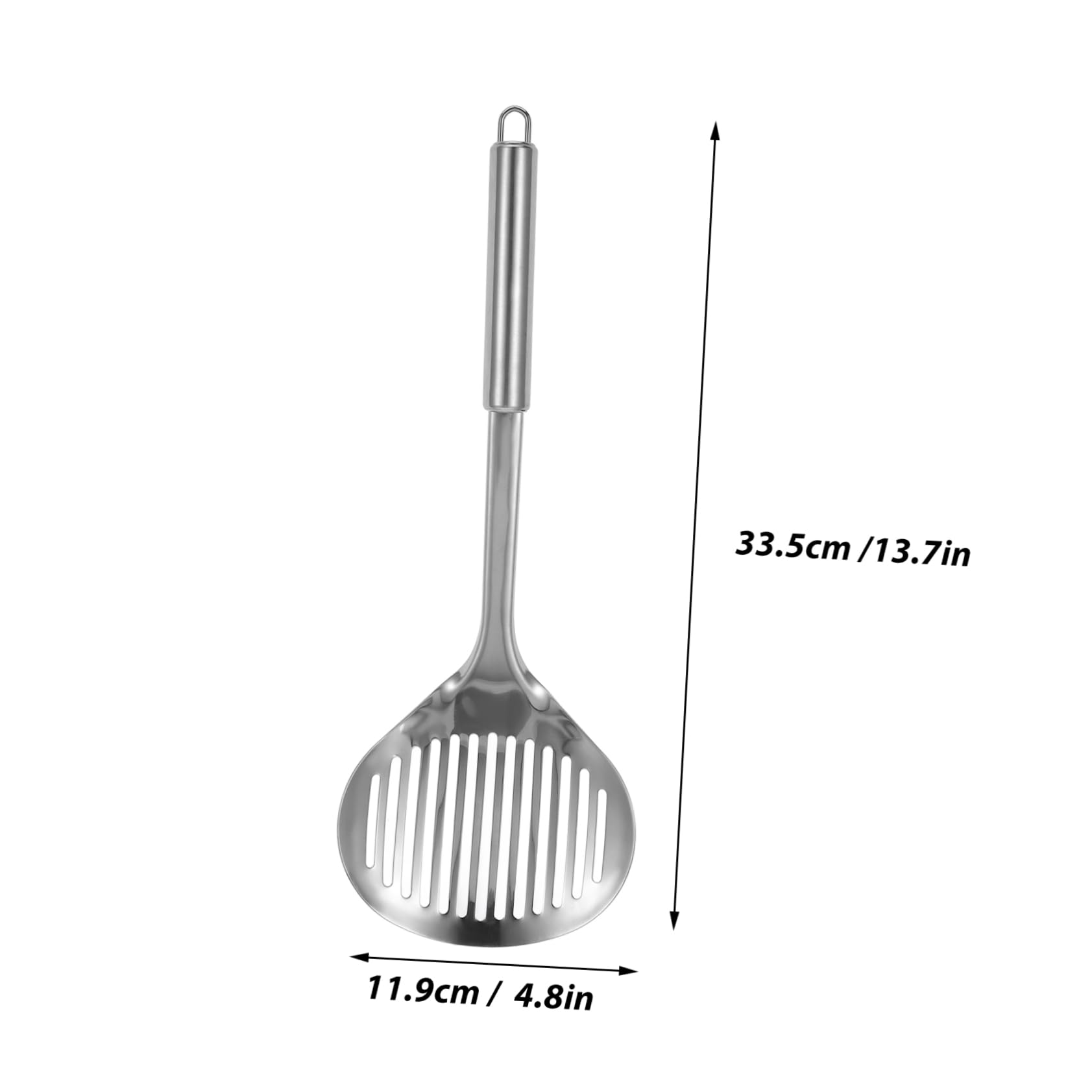 VANZACK Stainless Steel Cat Litter Shovel Cat Litter Sifter Metal Litter Scooper Steel Litter Scoop Cat Poop Scooper Metal Cat Litter Scoop Metal Scoop Cat Scoop Cat Scooper Silver