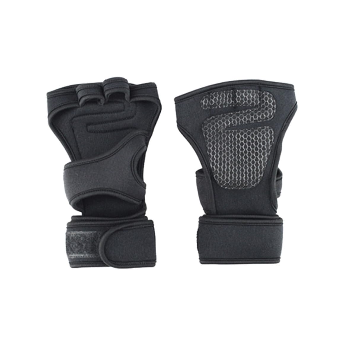 Uonlytech 3pares Guantes Antideslizantes De Media Dedo para Ciclismo y Fitness Material Transpirable Mediano Diseño De Gel De para Entrenamientos Gimnasio y Levantamiento De Pesas Negro