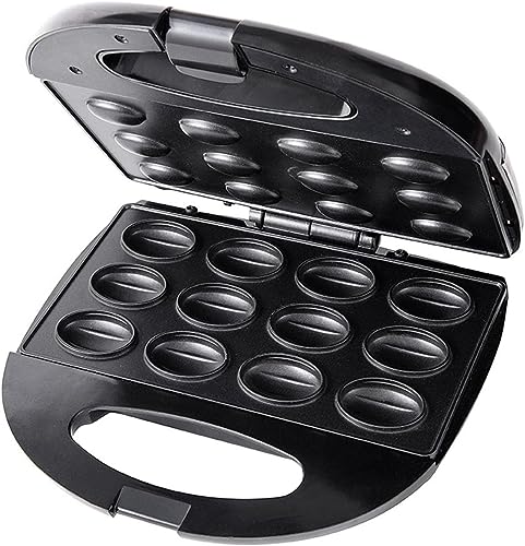 Electric Nut Cake Maker, Mini Nut Baker for Kitchen, Bread Waffle Sandwich Machine Frying Pan for Toaster Baking