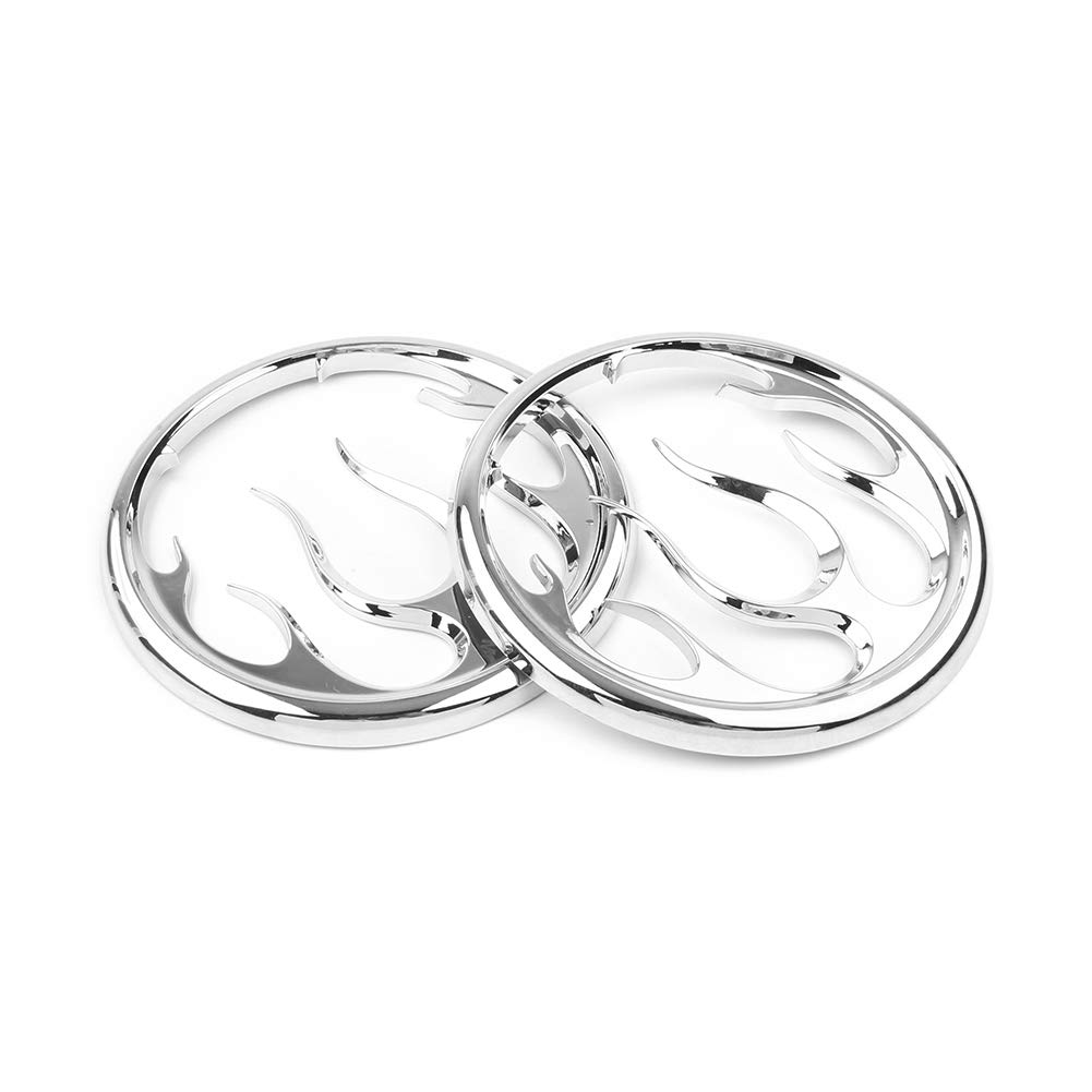Liru Speaker Grill Cover Front Speaker Grill for Harley Street Glides 2006-2013, Electra Glide 1996-2013, Trikes 2009-2013